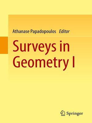 cover image of Surveys in Geometry I